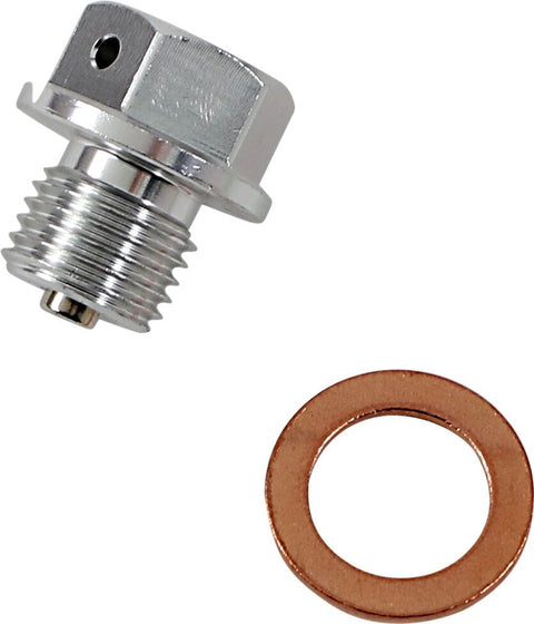 Drain Plug Magnetic Slvr MOOSE RACING HARD-PARTS MOOSE RACING MOTOVEIKALS 21