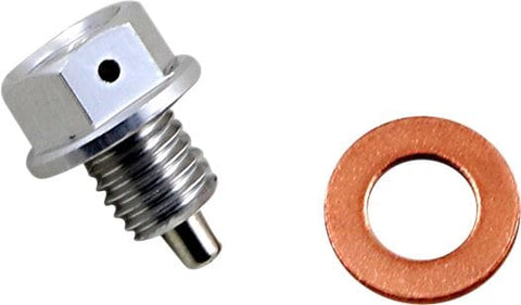Drain Plug Magnetic Slvr MOOSE RACING HARD-PARTS MOOSE RACING MOTOVEIKALS 21
