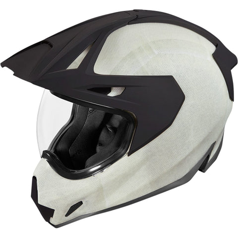 Dual Sport ķivere ICON VPRO CONSTRUCT pelēkbalta / melna / matēta XL ICON MOTOVEIKALS 21