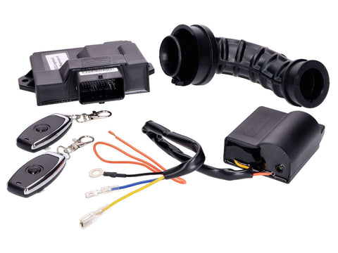 ECU engine control unit w/ remote control 25km/h to 50km/h for Vespa Primavera, Sprint, Piaggio ZIP 4T Euro5 DIVERSE / IMPORT MOTOVEIKALS 21