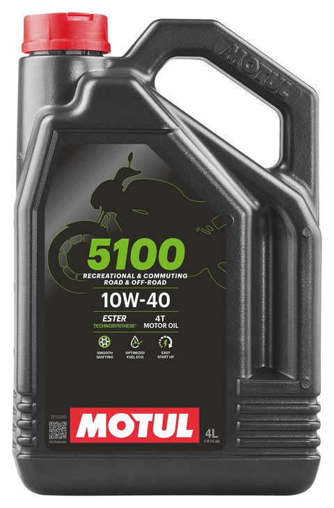 Eļļa MOTUL 5100 4T 10W40 4L MOTUL MOTOVEIKALS 21