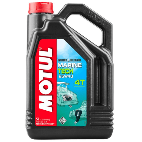 Eļļa MOTUL MARINE TECH 4T 25W40 5L MOTUL MOTOVEIKALS 21