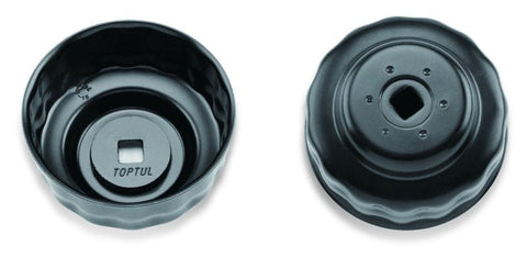 Eļļas filtra atslēga 74 - 76 mm TOPTUL MOTOVEIKALS 21