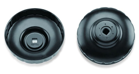 Eļļas filtra atslēga TOPTUL diametrs: 76 mm kantšu skaits: 12 TOPTUL MOTOVEIKALS 21