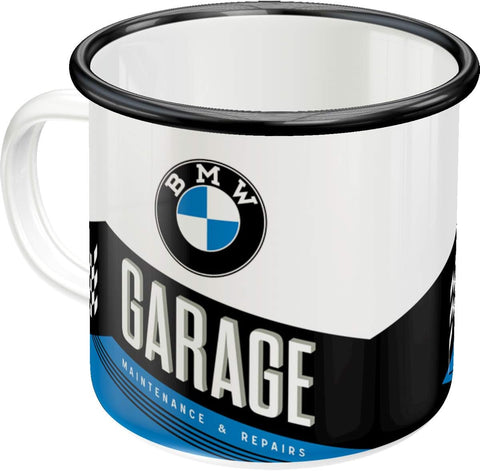 Emaljēta krūzīte BMW GARAGE 360ml NOSTALGIC ART MOTOVEIKALS 21