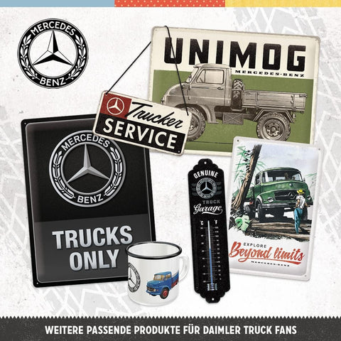 Emaljēta krūzīte Daimler Truck Drivers Only 360ml NOSTALGIC ART MOTOVEIKALS 21