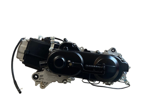 engine 10 inch, long shaft 50cc Euro4 4-stroke AC for 139QMB 50cc scooter (rear drum brake) OEM STANDARD MOTOVEIKALS 21