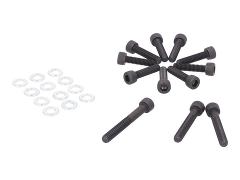 engine case / variator cover screw set black for Minarelli DIVERSE / IMPORT MOTOVEIKALS 21