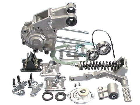 engine crankcase complete Polini spring supportet for Peugeot 103, 104, 105, GL10 POLINI MOTOVEIKALS 21
