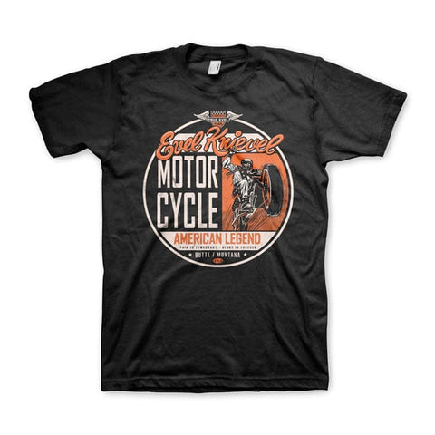 Evel Knievel American Legend T-shirt black EVEL KNIEVEL MOTOVEIKALS 21