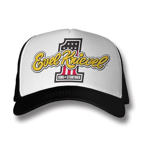 Evel Knievel King Of Stuntmen Trucker Cap EVEL KNIEVEL MOTOVEIKALS 21