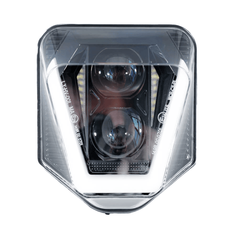 EVOK Iron LED Full LED priekšējais lukturis Husqvarna 125–701 TC / TE / SM / SMR / FE / FC modeļiem EVOK MOTOVEIKALS 21