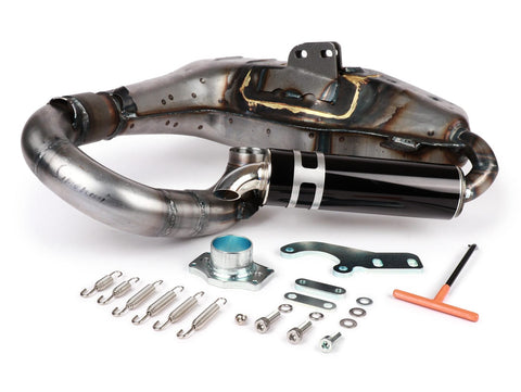 Exhaust -BGM PRO Clubman Sport for SIMONINI- Lambretta (1st series - 2nd series, 3rd series) - unpainted BGM PRO MOTOVEIKALS 21