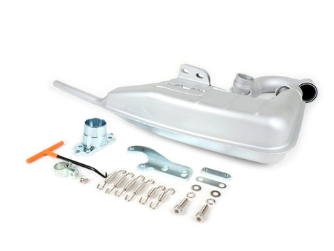 exhaust BGM PRO Clubman V4.0 silver for Lambretta series 1-3 BGM PRO MOTOVEIKALS 21