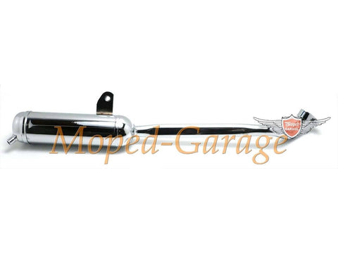 Exhaust chrome 22mm for Piaggio Vespa Ciao, Bravo moped moped DIVERSE / IMPORT MOTOVEIKALS 21