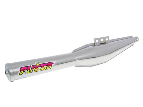 exhaust chromed for Puch Maxi N Offroad / Cross TECNO MOTOVEIKALS 21