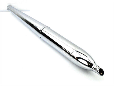 Exhaust cigar long chrome for Simson SR1, SR2, SR2E, KR50, SR4-1 DIVERSE / IMPORT MOTOVEIKALS 21