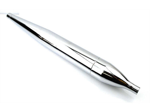 Exhaust cigar shape total length 700mm diameter 70mm connection 30mm for Zündapp GTS KS Sport Combinette 510 515 516, Hercules, Puch, Miele, DKW, Rixe Göricke, Griztner, KTM, Horex DIVERSE / IMPORT MOTOVEIKALS 21