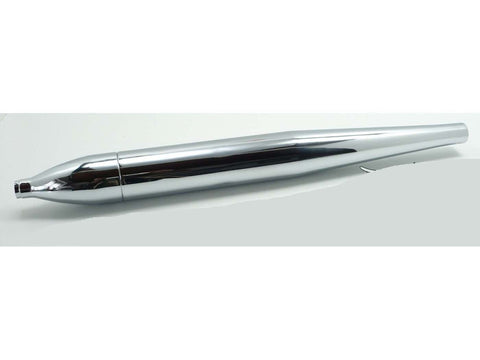 Exhaust cigar shape Total length approx. 690mm Diameter 70mm Connection 32mm for Zündapp GTS KS Sport Combinette, Hercules, Puch, Miele, DKW, Rixe, Göricke, Griztner, KTM, Horex DIVERSE / IMPORT MOTOVEIKALS 21