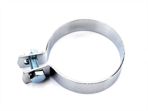 Exhaust clamp chrome 65mm diameter 18mm wide for Zündapp, Kreidler, Hercules, Puch, Simson, KTM, DKW, Miele, Göricke, Gritzner, moped, moped, mokick, moped, scooter DIVERSE / IMPORT MOTOVEIKALS 21