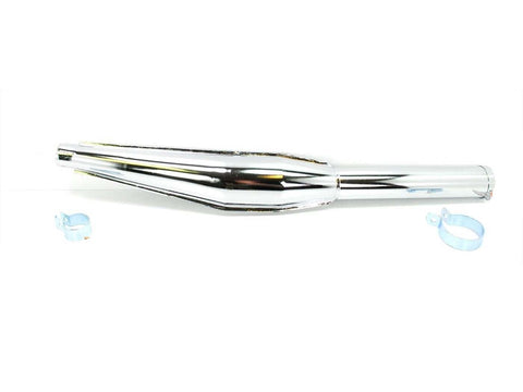 Exhaust clamps connection 32mm total length approx. 660mm silencer length 240mm for Zündapp, Kreidler, Hercules, Puch DIVERSE / IMPORT MOTOVEIKALS 21