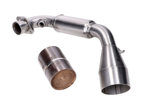 exhaust manifold Arrow stainless steel open, with catalytic converter for Vespa GTS 300 4T LC Euro5 2021- ARROW AUSPUFF MOTOVEIKALS 21