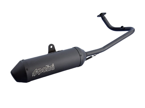 exhaust Polini Sport black matt for Peugeot Kisbee 50 ie 4T Euro5 2021- POLINI MOTOVEIKALS 21