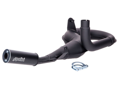 exhaust Polini with aluminum silencer for LML Star Deluxe, Vespa PX 125, 150 2T POLINI MOTOVEIKALS 21