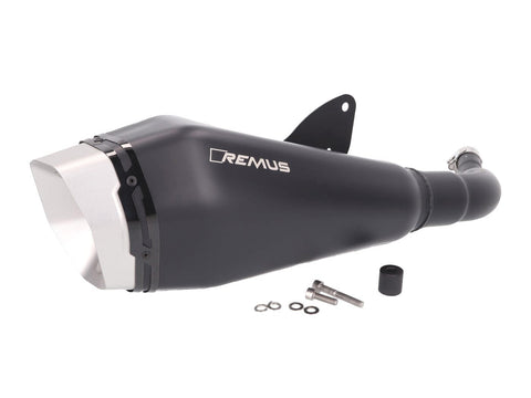 exhaust REMUS RS black for Vespa GTS, GTS Super 300 HPE Euro4 2019- REMUS MOTOVEIKALS 21