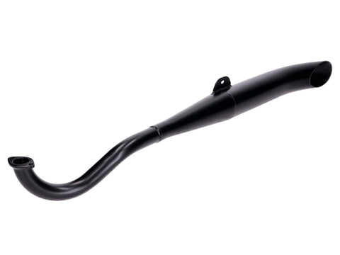 exhaust side pipe complete black for Puch Maxi DIVERSE / IMPORT MOTOVEIKALS 21