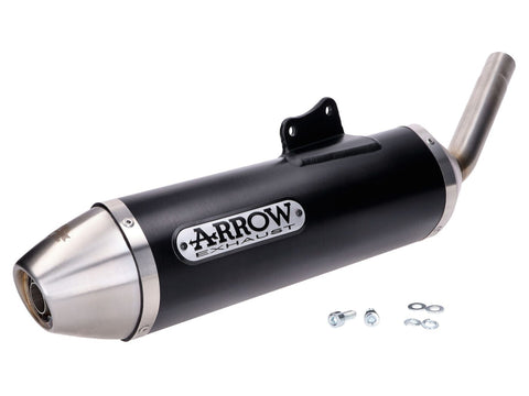 exhaust system Arrow aluminum black for KSR Moto TW 125 SM 4T Euro4 2017- ARROW AUSPUFF MOTOVEIKALS 21