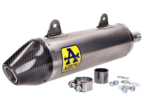 exhaust system Arrow Thunder for Aprilia SX125, UM DSR EX 125, Malaguti XSM, XTM 125 4T Euro4 2018-2019 ARROW AUSPUFF MOTOVEIKALS 21