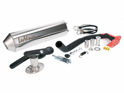 exhaust system LeoVince 4T Racing HM-Titan for 139QMB/QMA LEOVINCE MOTOVEIKALS 21