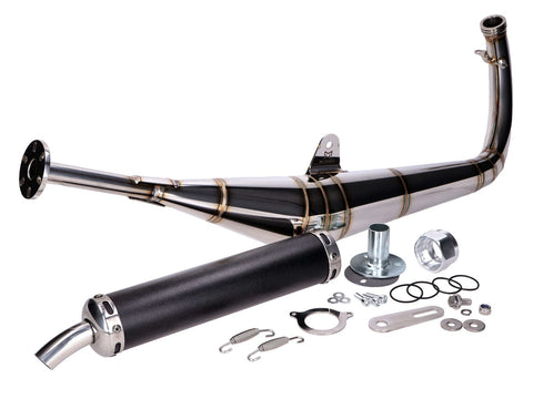 Exhaust system Motegra Racing for 60-110cc golden seams incl. rear silencer for Simson S50, S51, S70 MOTEGRA MOTOVEIKALS 21