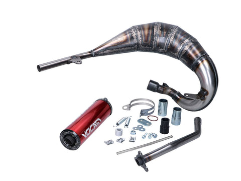 exhaust system VOCA Cross Rookie 50/70cc muffler red for Beta RR Enduro, SM 2021- VOCA RACING MOTOVEIKALS 21