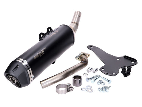 Exhaust Tecnigas 4SCOOT Evo black for Sym Joymax / Piaggio GTS 300i CBP TECNIGAS MOTOVEIKALS 21