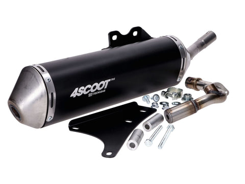 Exhaust Tecnigas 4Scoot TRE for Vespa Primavera / Sprint, Piaggio Liberty / Zip 50 iget Euro4 / Euro5 TECNIGAS MOTOVEIKALS 21