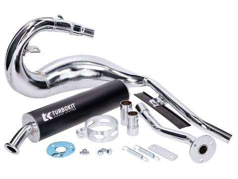 exhaust Turbo Kit Bufanda R chrome / aluminum for Beta RR 2021- Euro5 TURBO KIT MOTOVEIKALS 21