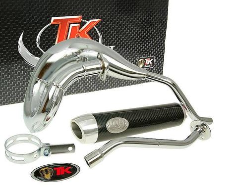 exhaust Turbo Kit Bufanda RQ chrome E-marked for Derbi Senda DRD Pro 06- TURBO KIT MOTOVEIKALS 21