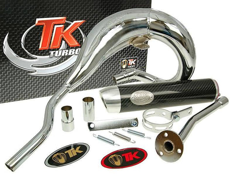 exhaust Turbo Kit Bufanda RQ chrome for Aprilia RX 50 (99-05) TURBO KIT MOTOVEIKALS 21