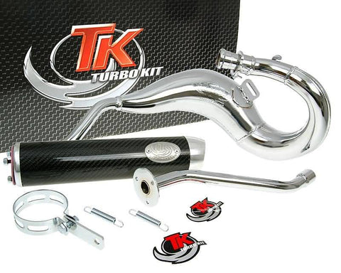 exhaust Turbo Kit Bufanda RQ chrome for CPI SX50, SM50 TURBO KIT MOTOVEIKALS 21