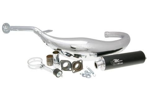exhaust Turbo Kit Carreras 80 chrome for Aprilia, RX, SX, Derbi Senda R, SM, GPR, Gilera TURBO KIT MOTOVEIKALS 21