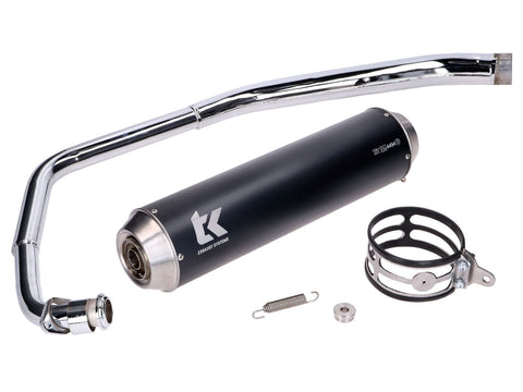 exhaust Turbo Kit for Daelim VT 125, 125F, 125FK 4T carburetor 1997-2002 TURBO KIT MOTOVEIKALS 21
