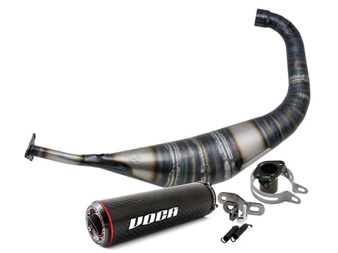 exhaust VOCA Carbon 80cc for Derbi EBE, EBS, D50B Enduro, Supermoto VOCA RACING MOTOVEIKALS 21