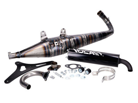 Exhaust VOCA Corse black for Aprilia, Gilera, Italjet, Piaggio 125, 150 2T VOCA RACING MOTOVEIKALS 21