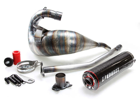 exhaust VOCA Cross Carbon 80/90cc for Derbi EBE, EBS, D50B Enduro, Supermoto VOCA RACING MOTOVEIKALS 21
