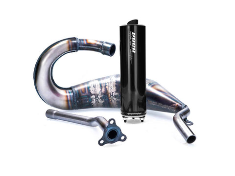exhaust VOCA Cross Rookie 50/70cc black silencer for Sherco 50 SM-R, SE-R VOCA RACING MOTOVEIKALS 21