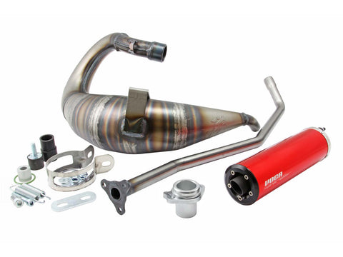 exhaust VOCA Cross Rookie 50/70cc red silencer for Aprilia RX, SX, Derbi Senda VOCA RACING MOTOVEIKALS 21