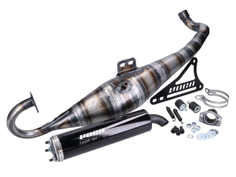 exhaust VOCA Road-Race 70cc black silencer for Minarelli horizontal VOCA RACING MOTOVEIKALS 21