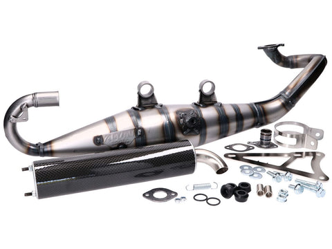 exhaust Yasuni Carrera 10 carbon look for Minarelli horizontal YASUNI MOTOVEIKALS 21